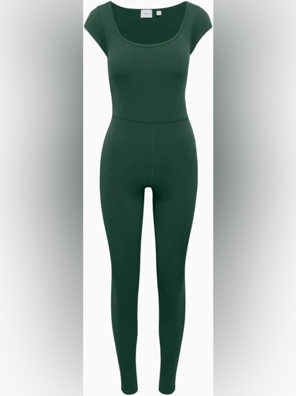 Wilfred Dark Green Cap-Sleeve Divinity Jumpsuit